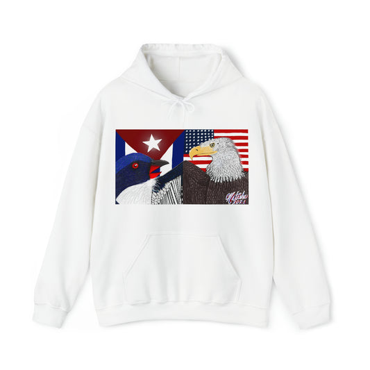 Unisex Heavy Blend™ “Cuban American Pride” Hooded Sweatshirt