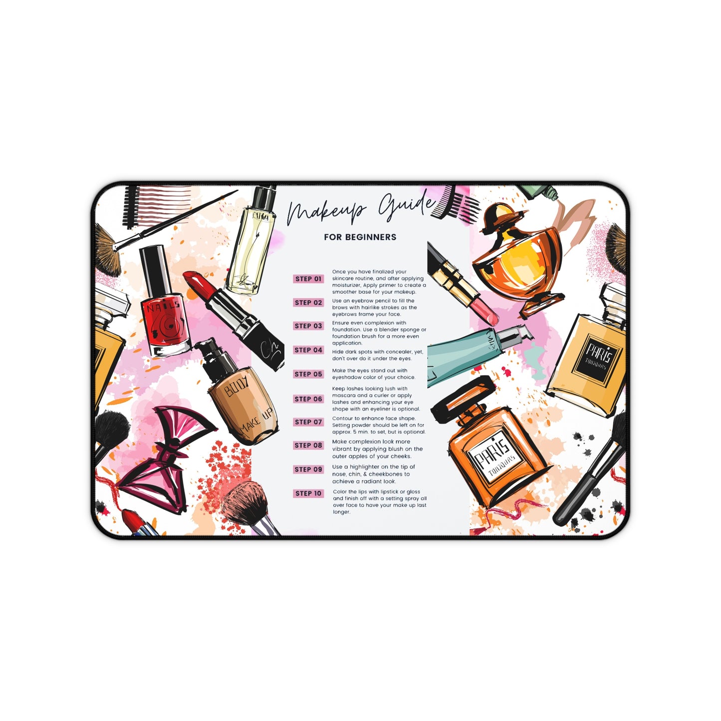 Makeup Guide Vanity Mat by NNN/ Cosmetic Guide