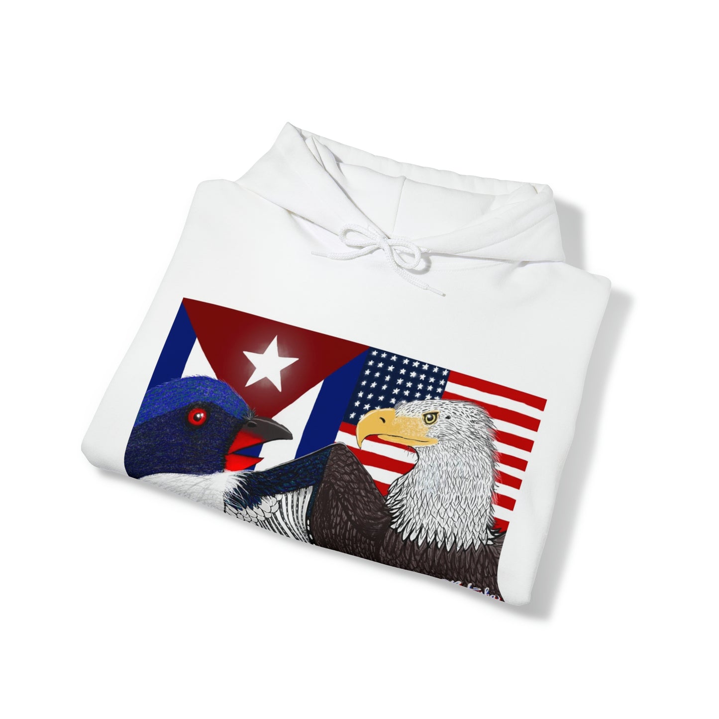 Unisex Heavy Blend™ “Cuban American Pride” Hooded Sweatshirt